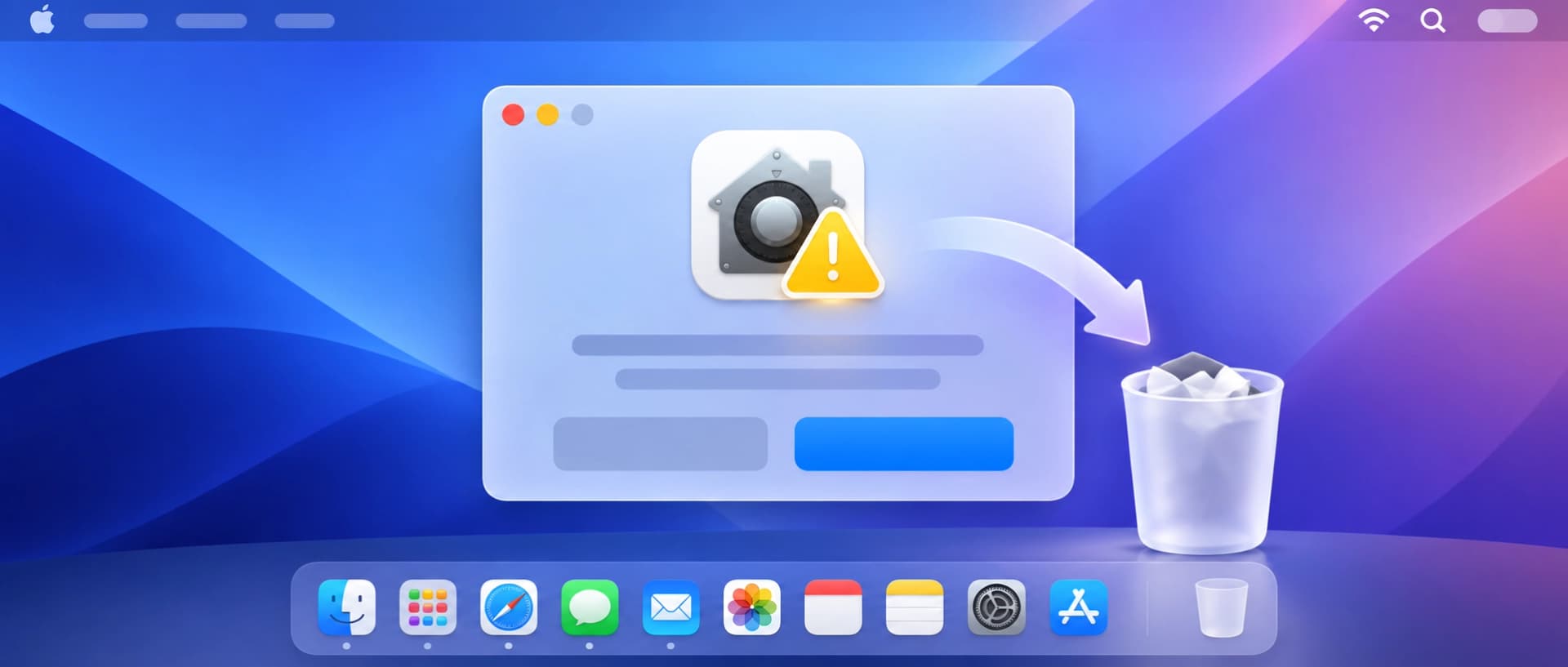 Mac 软件安装后，打开提示移入废纸篓怎么办？